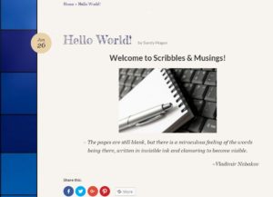 Welcome Scribbles & Musings
