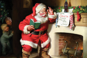 Santa Checking His List